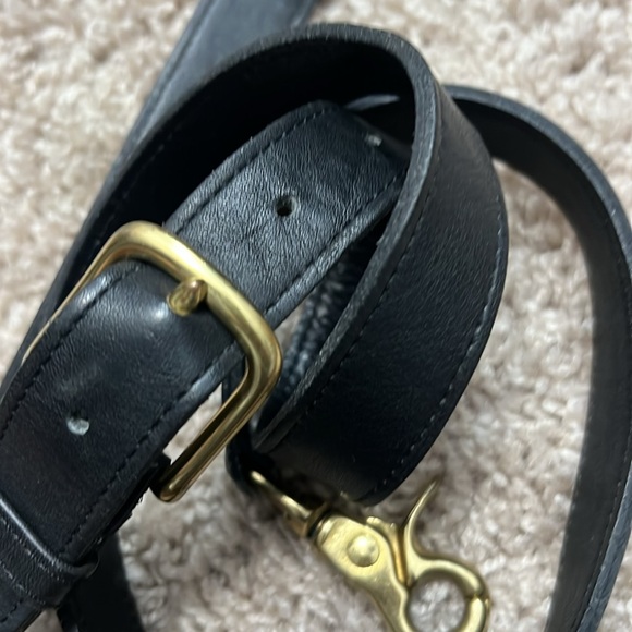 Black leather belt with claw clasp replacement belt - Picture 6 of 6